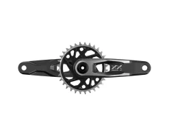 SRAM XX Downhill T-Type Crankset (Black) (7 Speed) (165mm) (34T) (3mm Offset Chainring) (55mm Chainline) (DUB Wide Spindle)