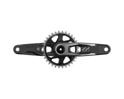 SRAM XX Downhill T-Type Crankset (Black) (7 Speed) (165mm) (34T) (6mm Offset Chainring) (56.5mm Chainline) (DUB Wide Spindle)