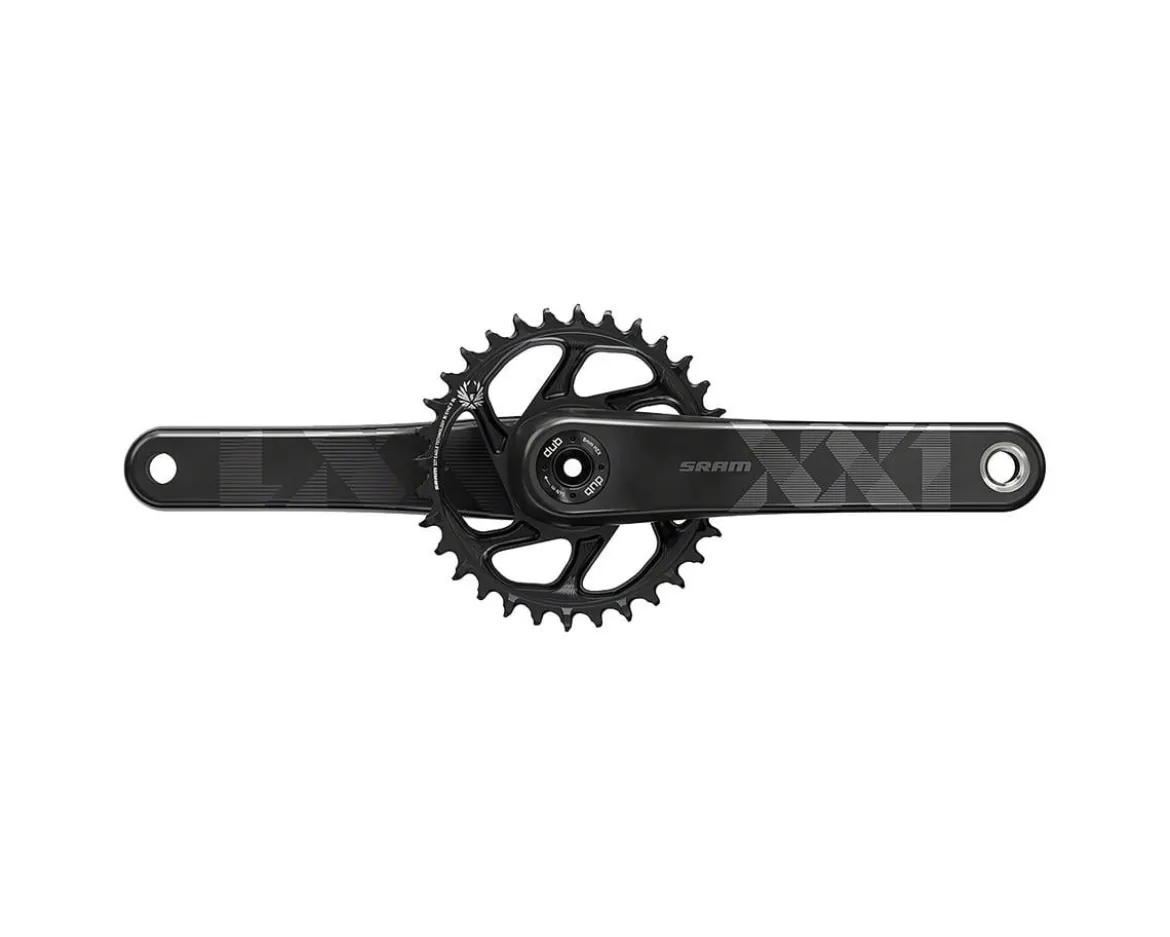 SRAM XX1 Eagle Carbon Fat Bike Crankset (Black) (Direct Mount) (175mm) (30T) (DUB Spindle) (190mm Rear Spacing)