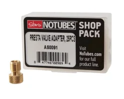 Stan's Presta Valve Adapters (Brass) (25-Pack)