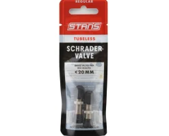 Stan's Tubeless Schrader Valve Stem (Silver) (Pair) (32mm)