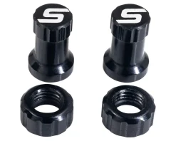 Stan's Tubeless Valve Color Kit (Black) (Pair)