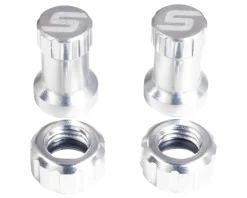 Stan's Tubeless Valve Color Kit (Silver) (Pair)