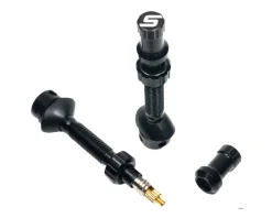 Stan's Universal+ Presta Valves (Black) (37mm) (Pair)