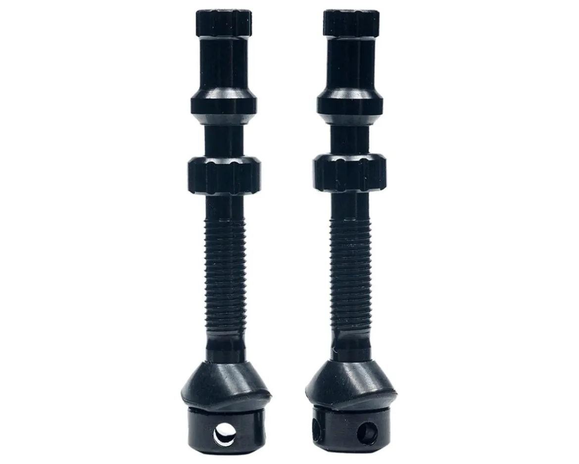 Stan's Universal+ Presta Valves (Black) (37mm) (Pair)