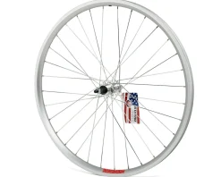 Sta-Tru Bolt On Double Wall Rear Wheel (Silver) (Freewheel) (3/8" x 135mm) (26")
