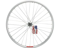 Sta-Tru Bolt On Double Wall Rear Wheel (Silver) (Freewheel) (3/8" x 135mm) (26")