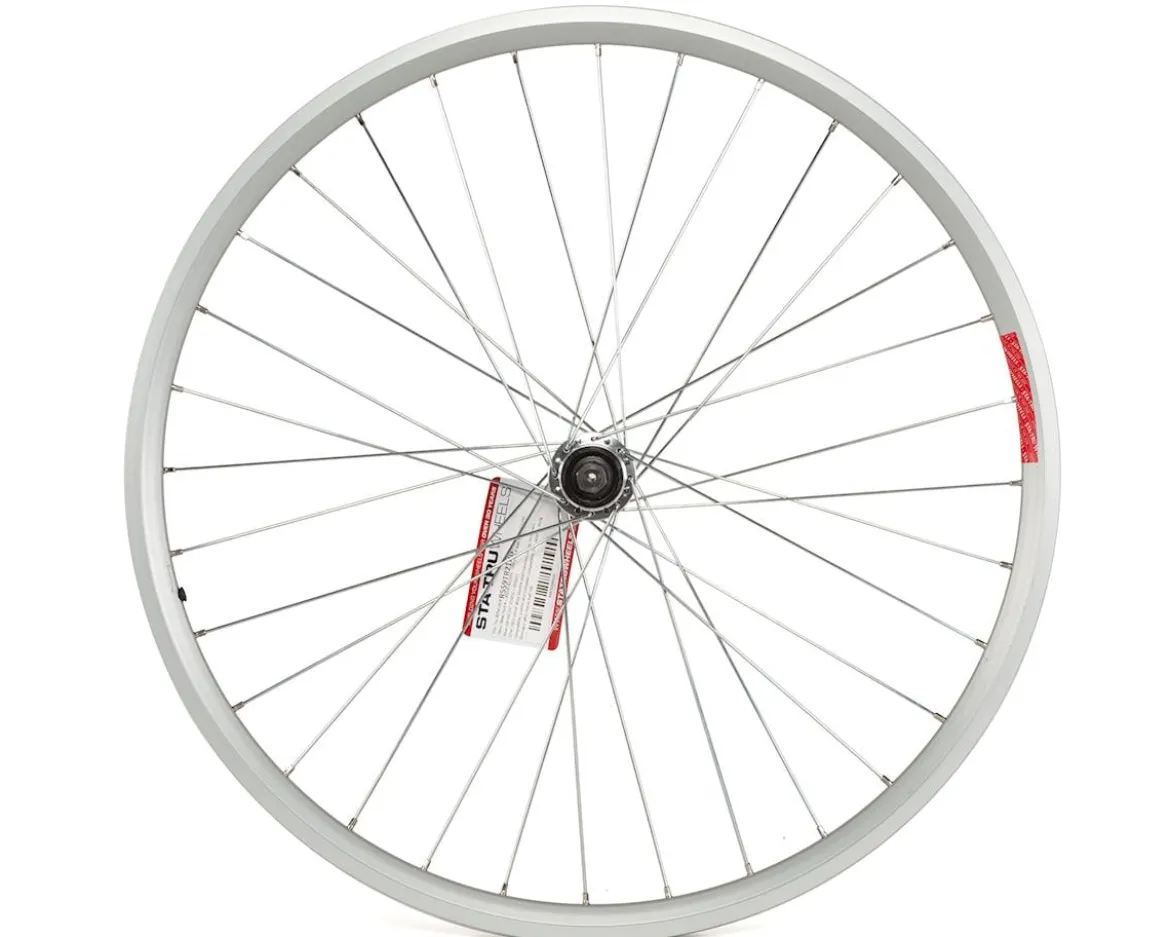 Sta-Tru Quick Release Double Wall Rear Wheel (Silver) (Shimano HG) (QR x 135mm) (26") (Tubeless)
