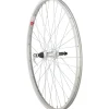 Sta-Tru Single Wall Rear Wheel (Silver) (Freewheel) (QR x 135mm) (26")