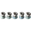 Sugino 75 Track Chainring Bolt/Nut Set (Chrome) (Steel) (5 Pack)