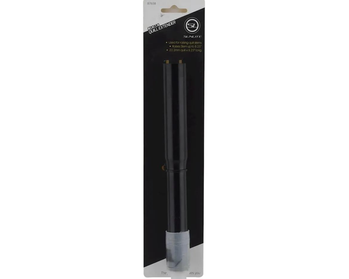 Sunlite Stem Riser (Black) (8.25") (22.2mm) (For Quill-Style Stems)