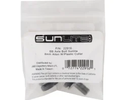 Sunlite Hex Head Bottom Bracket Spindle Bolts (Silver) (2)