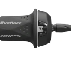 Sunrace M21 Twist Shifters (Black/Grey) (Left) (3x)