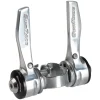 Sunrace SLR80 Clamp-On Shifters (Silver) (Pair) (2/3 x 8 Speed) (28.6mm Clamp)