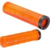 Supacaz Grizips Lock-On Grips (Neon Orange)