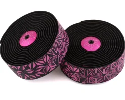 Supacaz Super Sticky Kush Handlebar Tape (Neon Pink) (Star Fade)