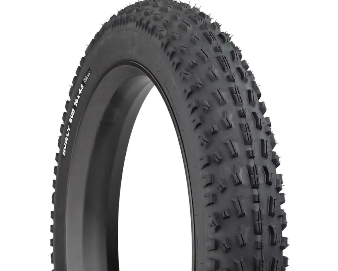 Surly Bud Tubeless Fat Bike Tire (Black) (Front) (26") (4.8")
