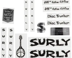 Surly Disc Trucker Decal Set (Black)