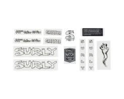 Surly Grappler Frame Decal Set (White)
