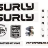 Surly Intergalactic Decal Set (Black)
