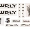 Surly Krampus Decal Set (Metallic Black)