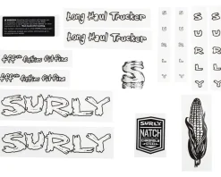 Surly LHT Decal Set (White)