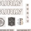 Surly Overspray Decal Set (White)