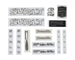 Surly Preamble Decal Set (White)