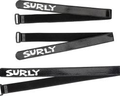 Surly Whip Lash Gear Strap Multi-Pack (Black)