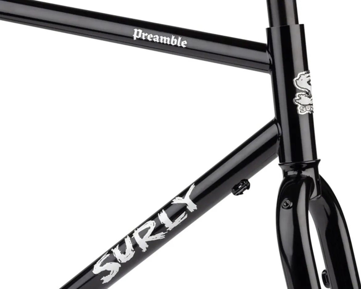 Surly Preamble Frameset (Black) (700c) (M)