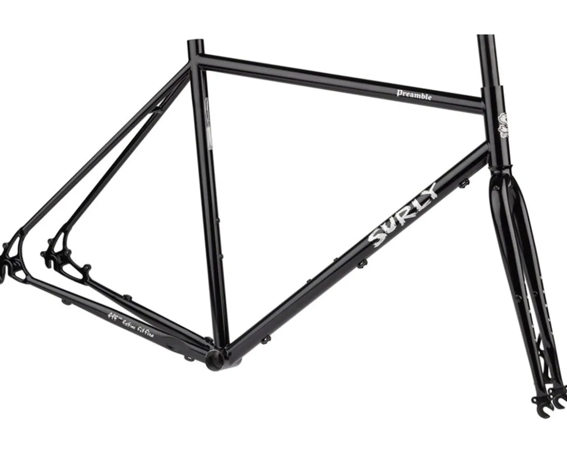 Surly Preamble Frameset (Black) (700c) (M)
