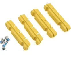 SwissStop Yellow King Flash Pro Carbon Rim Brake Pad Inserts (Yellow) (2 Pairs) (For Shimano/SRAM)