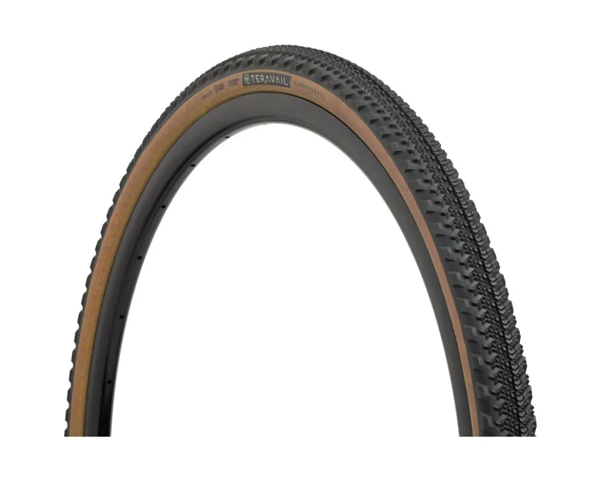 Teravail Cannonball Tubeless Gravel Tire (Tan Wall) (700c) (42mm) (Light & Supple)