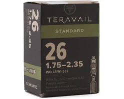 Teravail Standard 26" Inner Tube (Presta) (Removable Core) (1.75 - 2.35") (40mm)