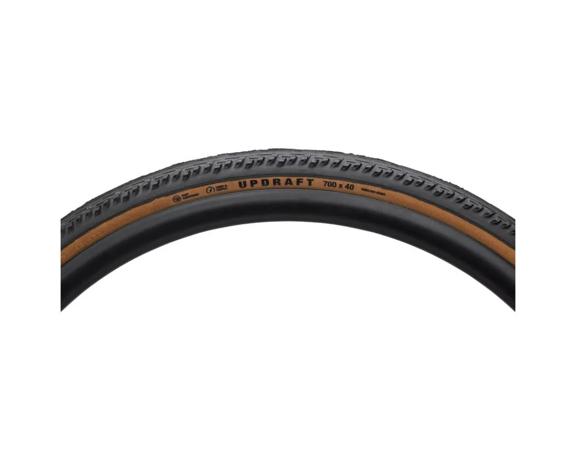 Teravail Updraft Tubeless Gravel Tire (Tan Wall) (700c) (35mm) (Durable) (Fast Compound)
