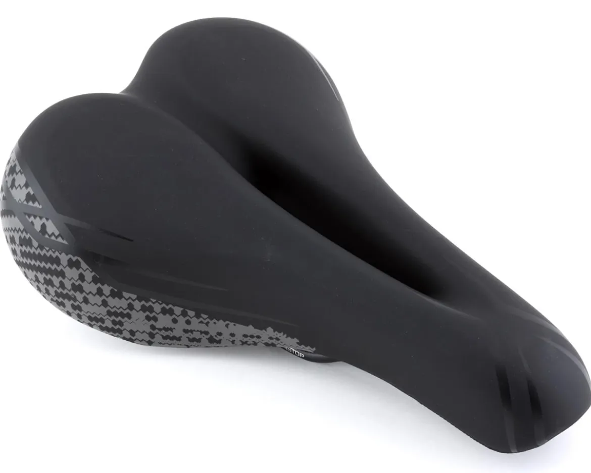 Terry Cite Y Gel Italia Saddle (Black TEX) (Steel Rails) (165mm)