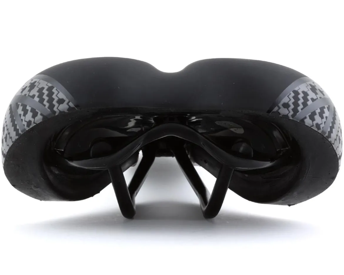 Terry Cite Y Gel Italia Saddle (Black TEX) (Steel Rails) (165mm)