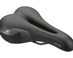 Terry Men's Cite Y Gel Saddle (Black) (173mm) (Steel Rails)