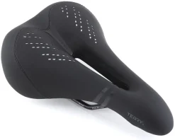 Terry Men's Liberator Y Gel Italia Saddle (Black) (Steel Rails) (173mm)
