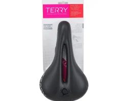 Terry Women's Butterfly Chromoly Saddle (Black) (FeC Alloy Rails) (155mm)