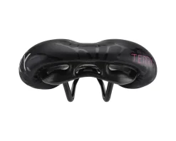 Terry Women's Butterfly Chromoly Gel Saddle (Black) (FeC Alloy Rails) (155mm)