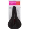 Terry Women's Butterfly Ti Saddle (Black) (Titanium Rails) (155mm)