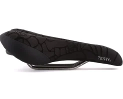 Terry Women's Butterfly Ti Saddle (Black) (Titanium Rails) (155mm)