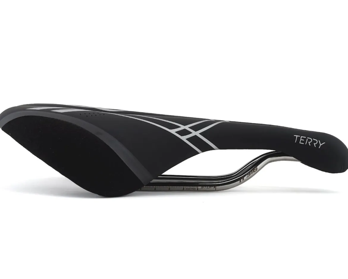 Terry Women's Corta Saddle (Black) (TI-316 Rails) (149mm)