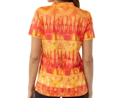 Terry Women's Actif Short Sleeve Jersey (Barcelona Sunset) (S)