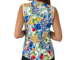 Terry Women's Breakaway Mesh Sleeveless Jersey (Multi Mosaic) (M)