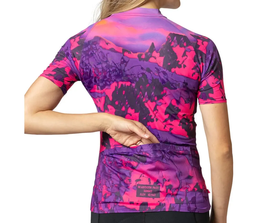 Terry Women's Soleil Short Sleeve Jersey (Beartooth Fuchsia) (S)