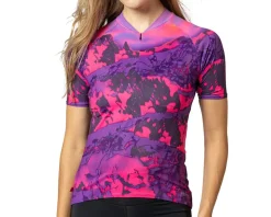 Terry Women's Soleil Short Sleeve Jersey (Beartooth Fuchsia) (S)