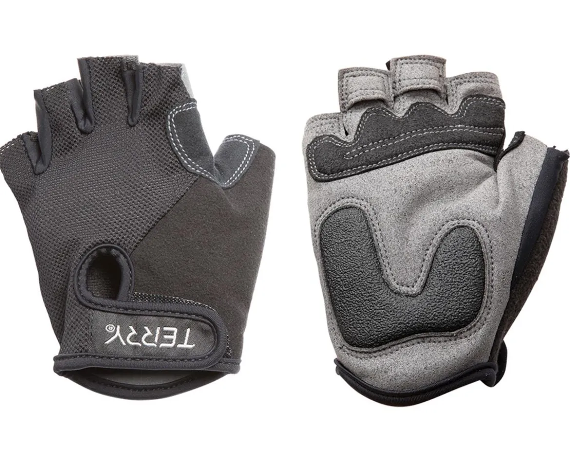 Terry Women's T-Gloves (Black Mesh) (M)