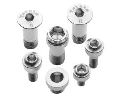 Terske Rear Derailleur Bolt Kit (Natural Ti) (SRAM Transmission XX/X0)